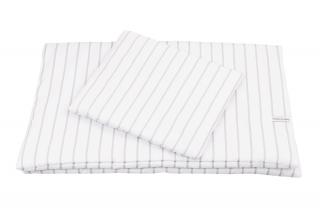 Povlečení Stripes New Born s výplní šedé, 50x65/23x27 cm