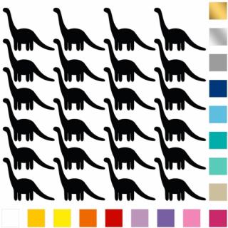 Samolepka na zeď Dinosaurus Barva: Černá 070