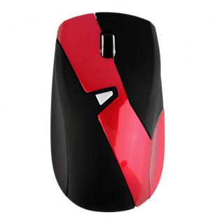 Bezdrátová myš DIAGONAL 1600DPI serie BLACK Barva: Červená, Označení: DIAGONAL