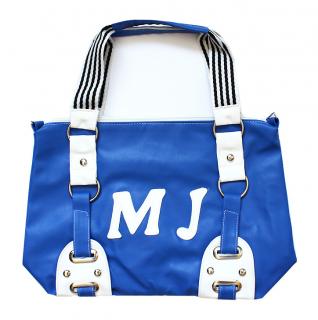 Sportovní taška MJ style / bílo-modrá