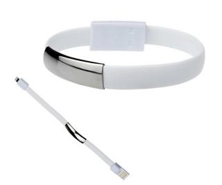 USB - 8pin kabel NÁRAMEK pro iPhone 5/6 Barva: Bílá, Délka: do 25 cm, Konektor: iPhone 5/6