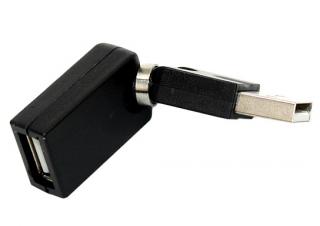 USB (male) - USB (female) / 1 ks redukce - úhel 360 stupňů