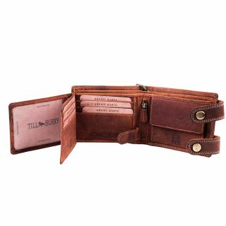 Pánská kožená peněženka z buvolí kůže Kamion značky Till-Burry v dárkové krabičce