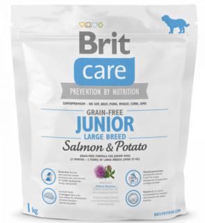 Brit Care Grain-free Junior Large Breed Salmon &Potato 1kg