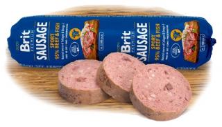 Brit sausage beef & fish Sport formula 800g