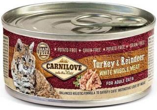 Carnilove WMM Turkey & Reindeer for Adult Cats 100g