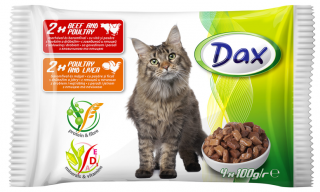 Dax kapsa Cat 4pack v omáčce 100 g (2 druhy)