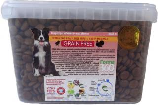 Forma dog Grain Free kuře+krůta med/max kyblík 5L