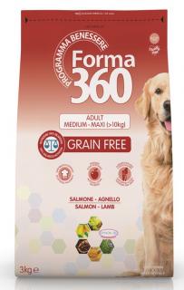 Forma dog Grain Free losos+jehně med/max 3kg