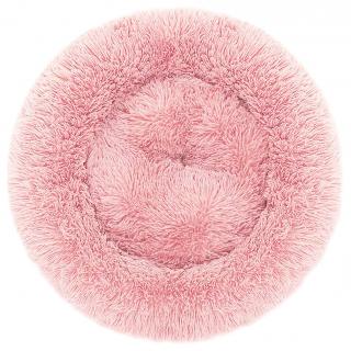 Pelíšek kulatý BATUFFOLO chlupatý prům. 50x20cm - růžový