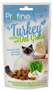 Profine Cat Semi Moist Snack Turkey & Oat grass 50g