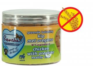 Renske zdravá srdíčka pro malé psy kuře + oregáno - dóza 100g
