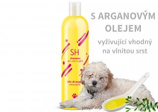 Šampon Record PROFESIONAL 250ml - arganový olej vyživující na kudrnatou srst