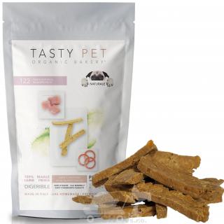 TASTY PET adult/puppy Monoprotein TYČKY 100% maso vepř. 80g SRDCE/PROTIZÁNĚTLIVÝ