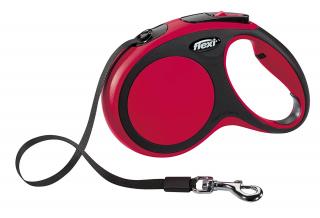 Vodítko Flexi Comfort L 5m (max 60kg) pásek červená