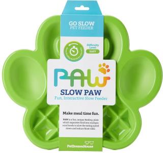 Zpomalovací miska Paw Slow Feeder - zelená