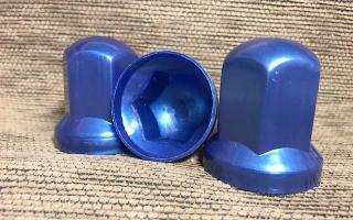 Krytka matice kola - plast modrá