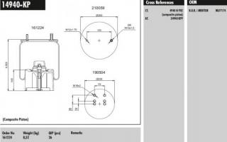 Měch per. BPW 4940 vc. plast.zvon