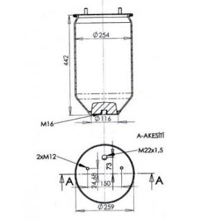 Měch per. SAF 2621 V včetně plast.zvonu