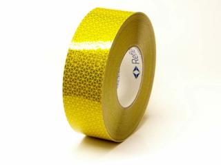 Páska reflexní š.5cm - žlutá