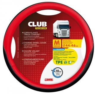 Potah na volant 44-46cm červený CLUB Premium