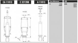 Tlumič kabiny SCANIA S4R 128002K př. s měchem