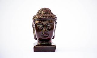 Buddha - soška hlava velká 50x55x105mm