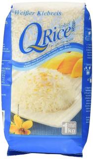 Rýže thajská lepkavá bílá 1kg Q Rice