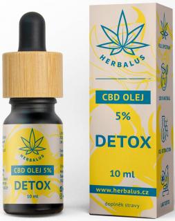 Herbalus CBD Olej 5% DETOX