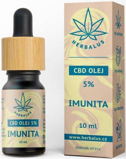 Herbalus CBD Olej 5% IMUNITA