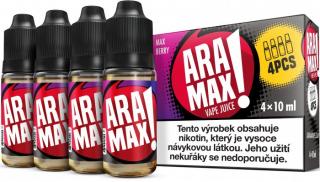ARAMAX 4Pack Max Berry 4x10ml Síla nikotinu: 12mg