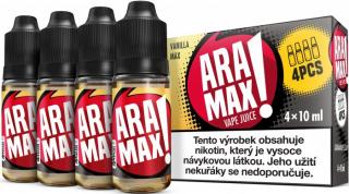 ARAMAX 4Pack Vanilla Max 4x10ml Síla nikotinu: 12mg