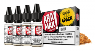 ARAMAX 4Pack Virginia Tobacco 4x10ml Síla nikotinu: 12mg
