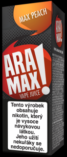 Aramax Max Peach 10ml Síla nikotinu: 0mg