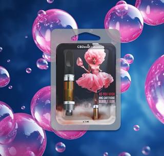 CBD svět HHC Cartridge, 90% HHC Bubble Gum 1ml