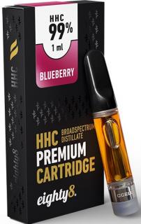 Eighty8 HHC Cartridge, 99% HHC Blueberry 1ml 1ks