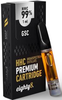 Eighty8 HHC Cartridge, 99% HHC GSC 1ml 1ks