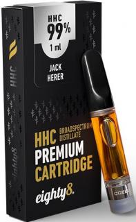 Eighty8 HHC Cartridge, 99% HHC Jack Herer 1ml 1ks