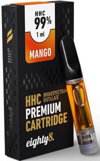 Eighty8 HHC Cartridge, 99% HHC Mango 1ml 1ks