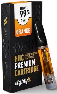 Eighty8 HHC Cartridge, 99% HHC Orange 1ml 1ks