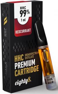 Eighty8 HHC Cartridge, 99% HHC Red Currant 1ml 1ks