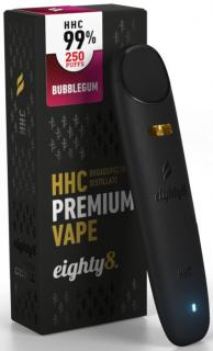 Eighty8 HHC Vaporizační pero, 99% HHC Vape Bubblegum 0,5ml 1ks