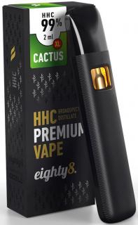 Eighty8 HHC Vaporizační pero, 99% HHC Vape Cactus 2ml 1ks