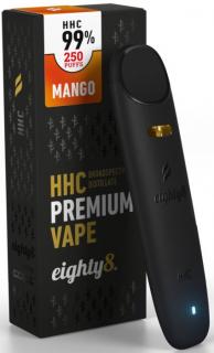 Eighty8 HHC Vaporizační pero, 99% HHC Vape Mango 0,5ml 1ks