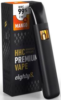 Eighty8 HHC Vaporizační pero, 99% HHC Vape Mango 2ml 1ks