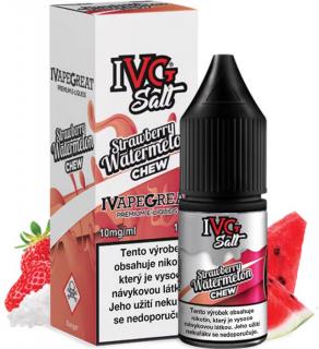 IVG E-Liquids Salt Strawberry Watermelon Chew 10 ml Síla nikotinu: 10mg