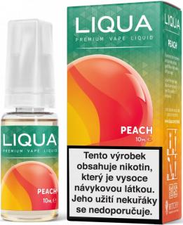 Liqua Peach 10ml Síla nikotinu: 18mg