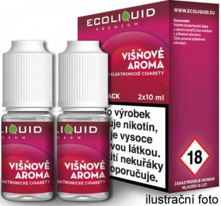 Liquid Ecoliquid Premium 2Pack Cherry 2x10ml (Višeň) Síla nikotinu: 0mg