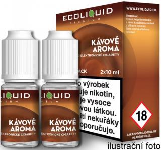 Liquid Ecoliquid Premium 2Pack Coffee 2x10ml (Káva) Síla nikotinu: 18mg