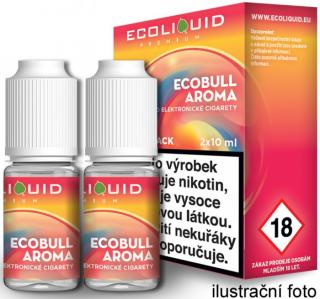 Liquid Ecoliquid Premium 2Pack Ecobull 2x10ml (Energetický nápoj) Síla nikotinu: 18mg